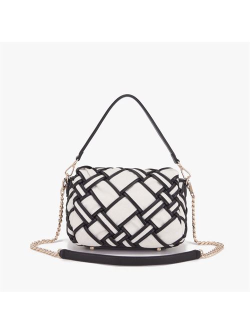 Borsa a spalla Roads bianca e nera LA CARRIE | 151M-BZ-202-CASX